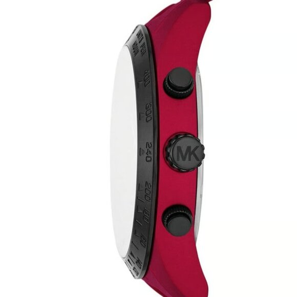 Michael Kors Watch Red Stainless Steel - Picture 2 of 14